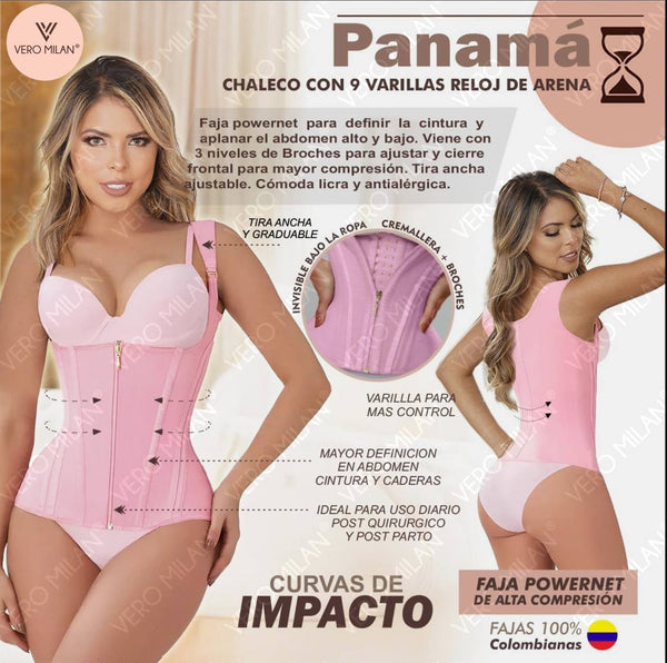 Faja PANAMA Rosado Chaleco